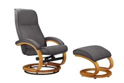 OTTO home Relaxsessel »mit Hocker PARIS Webstoff - OTTO. Verlässliche Qualität.« bestehend aus Sessel und Hocker, 2 Stk. tlg. Relaxfunktion, Dreh- und Kippfunktion, Unser Dauertiefpreis