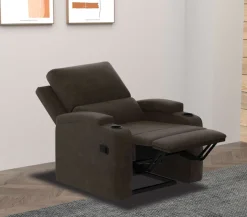 OTTO home Relaxsessel »NAPORI Microfaser, Kinosessel, Multimedia-Sessel« TV-Sessel mit manueller u elektrischer Relaxfunktion u. Getränkehalter