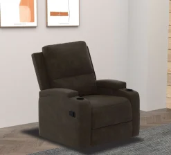 OTTO home Relaxsessel »NAPORI Microfaser, Kinosessel, Multimedia-Sessel« TV-Sessel mit manueller u elektrischer Relaxfunktion u. Getränkehalter