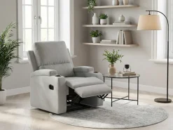OTTO home Relaxsessel »NAPORI Struktur, Kinosessel, Multimedia-Sessel« TV-Sessel mit manueller u elektrischer Relaxfunktion u. Getränkehalter