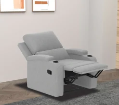 OTTO home Relaxsessel »NAPORI Struktur, Kinosessel, Multimedia-Sessel« TV-Sessel mit manueller u elektrischer Relaxfunktion u. Getränkehalter