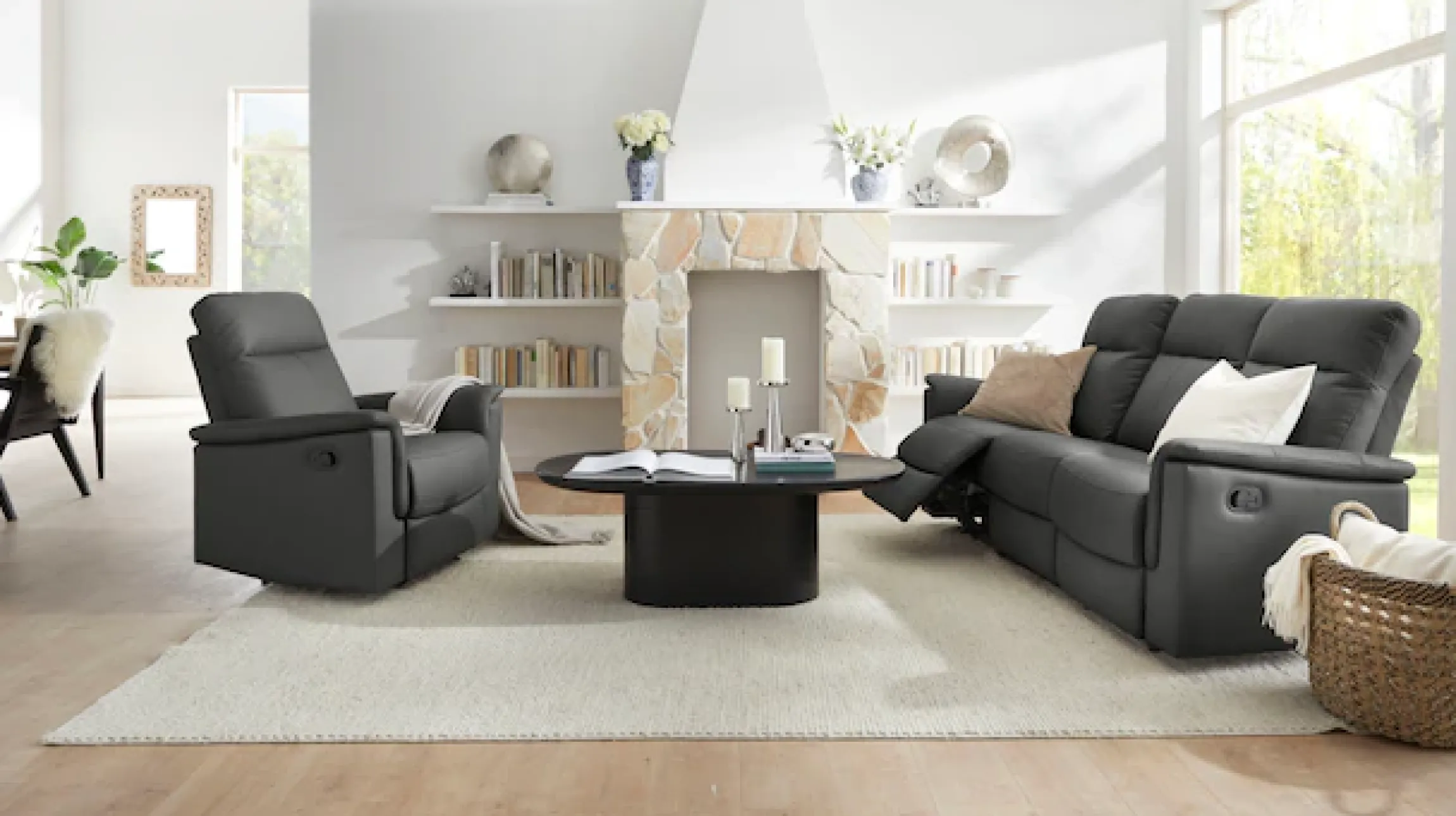 OTTO home Relaxsessel »Southbrook, TV-Sessel mit Schlaffunktion, Wohnzimmer, Funktionssessel« mit manueller und elektrischer Relaxfunktion