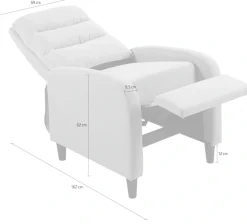 OTTO home Relaxsessel »Tiago« mit Körperdruck aktivierbarer Relaxfunktion, Wellenunterfederung
