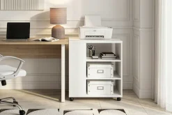 OTTO home Rollwagen »LOKVE, Rollcontainer, Druckertisch, Rollregal,« Rollen feststellbar, 6 Fächer, Höhe 75 cm