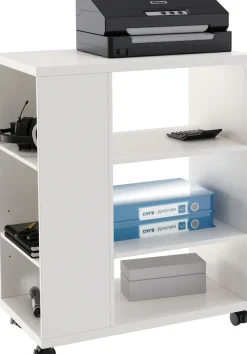 OTTO home Rollwagen »LOKVE, Rollcontainer, Druckertisch, Rollregal,« Rollen feststellbar, 6 Fächer, Höhe 75 cm