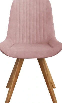 OTTO home Schalenstuhl »Bratislava« (Set) 2 Stk.Gestell Eiche massiv geölt, Easy Care-Stoff