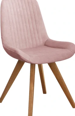 OTTO home Schalenstuhl »Bratislava« (Set) 2 Stk.Gestell Eiche massiv geölt, Easy Care-Stoff
