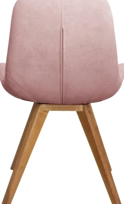 OTTO home Schalenstuhl »Bratislava« (Set) 2 Stk.Gestell Eiche massiv geölt, Easy Care-Stoff