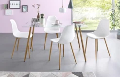OTTO home Schalenstuhl »Miller« () (2 Stück oder 4 Stück) Sitzschale in Kunststoff