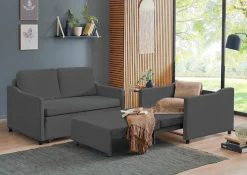 OTTO home Schlafsofa »Anella« mit Cord-Bezug, mit Schlaffunktion, frei im Raum stellbar