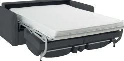 OTTO home Schlafsofa »Bergamons« 2-Sitzer, mit Dauerschlaffunktion, inkl. Federkernmatratze, Lattenrost