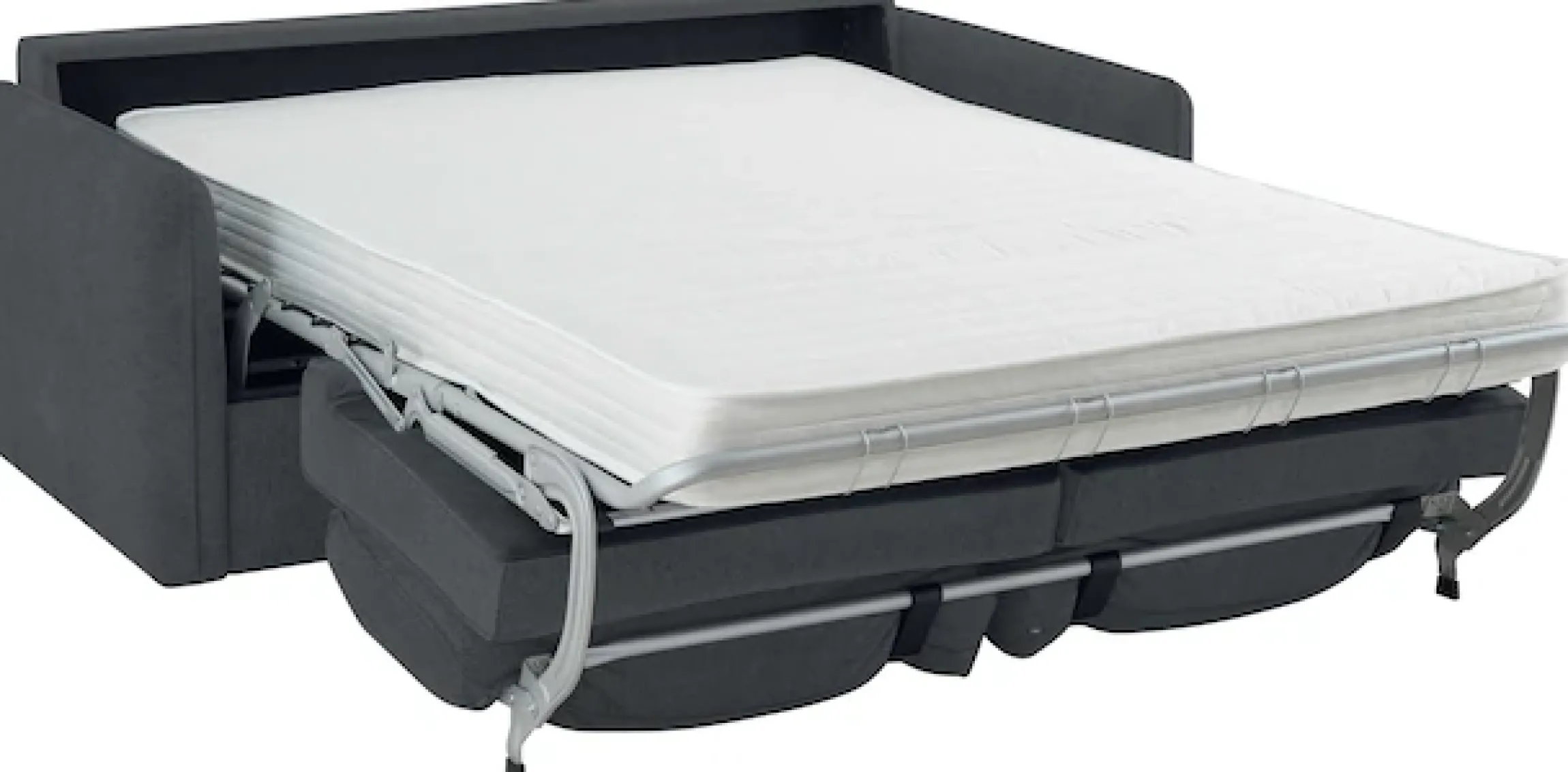 OTTO home Schlafsofa »Bergamons« 2-Sitzer, mit Dauerschlaffunktion, inkl. Federkernmatratze, Lattenrost