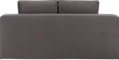 OTTO home Schlafsofa »Berlin, B: 202 cm, Liegefl. 158x200 cm, Boxspring-Dauerschlafsofa« Schlaffunktion, Bettkasten & 2 Zierkissen, Gästebett
