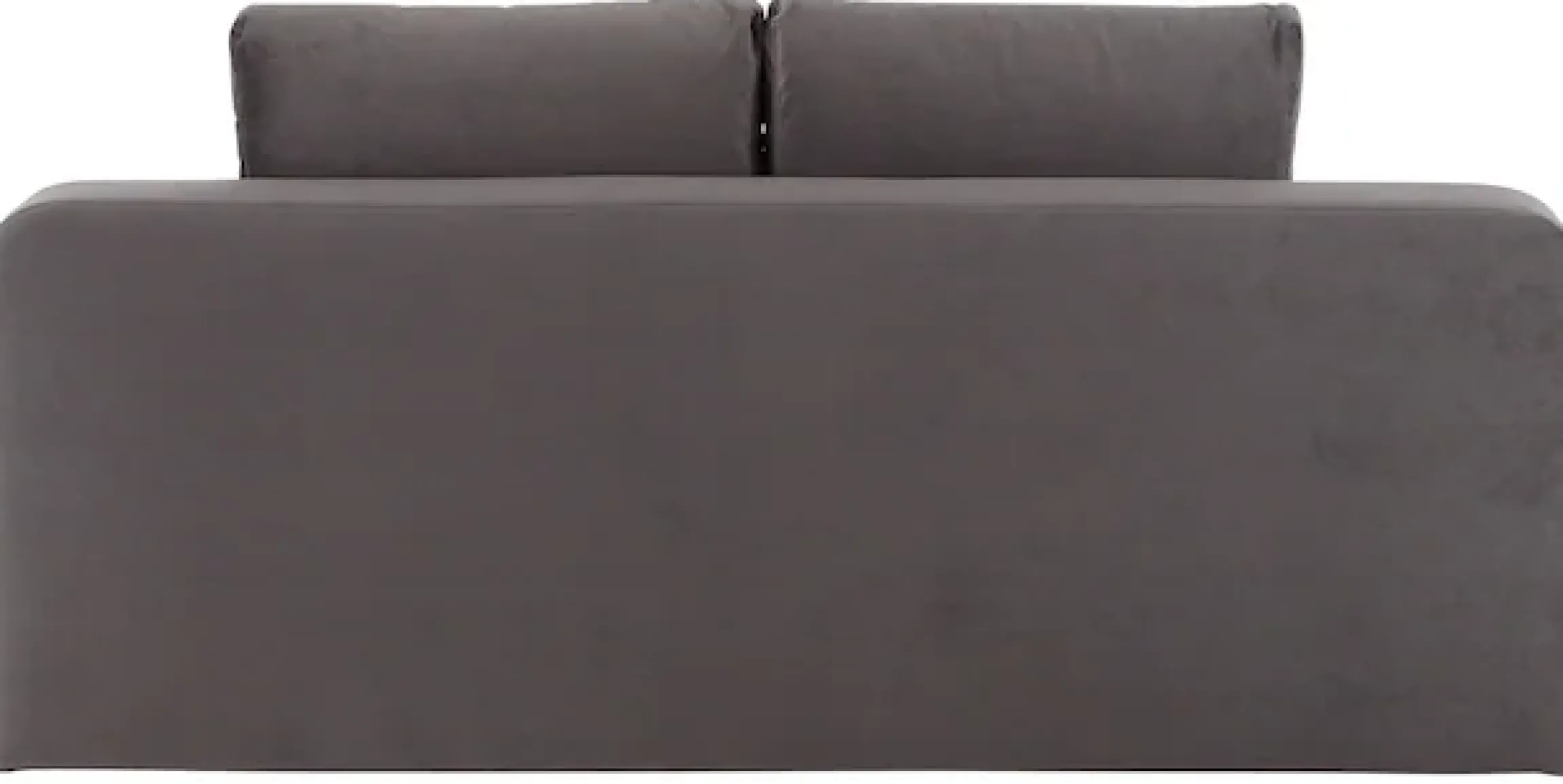 OTTO home Schlafsofa »Berlin, B: 202 cm, Liegefl. 158x200 cm, Boxspring-Dauerschlafsofa« Schlaffunktion, Bettkasten & 2 Zierkissen, Gästebett