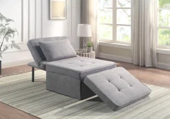OTTO home Schlafsofa »Finn, Schlafsessel, Schlafhocker, Multifunktional« wandelbar, inkl. Kissen, 2 Größen, Trendbezüge Cord und Strukturstoff