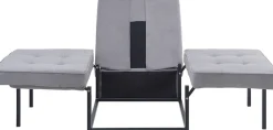 OTTO home Schlafsofa »Finn, Schlafsessel, Schlafhocker, Multifunktional« wandelbar, inkl. Kissen, 2 Größen, Trendbezüge Cord und Strukturstoff