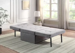 OTTO home Schlafsofa »Finn, Schlafsessel, Schlafhocker, Multifunktional« wandelbar, inkl. Kissen, 2 Größen, Trendbezüge Cord und Strukturstoff