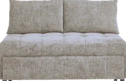 OTTO home Schlafsofa »Kuno, B:140cm, Gästebett, Multifunktional« 2-Sitzer, mit 2-fach Sitztiefenverstellung, Liegefläche 135x195cm