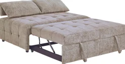 OTTO home Schlafsofa »Kuno, B:140cm, Gästebett, Multifunktional« 2-Sitzer, mit 2-fach Sitztiefenverstellung, Liegefläche 135x195cm