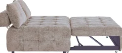 OTTO home Schlafsofa »Kuno, B:140cm, Gästebett, Multifunktional« 2-Sitzer, mit 2-fach Sitztiefenverstellung, Liegefläche 135x195cm
