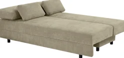 OTTO home Schlafsofa »ONNIKO, Breite: 192 cm, Liegefläche 121x192 cm, Feinstruktur-Bezug« mit Bettfunktion & Bettkasten