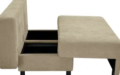 OTTO home Schlafsofa »ONNIKO, Breite: 192 cm, Liegefläche 121x192 cm, Feinstruktur-Bezug« mit Bettfunktion & Bettkasten
