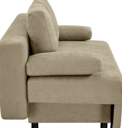 OTTO home Schlafsofa »ONNIKO, Breite: 192 cm, Liegefläche 121x192 cm, Feinstruktur-Bezug« mit Bettfunktion & Bettkasten