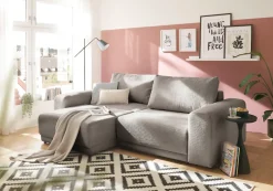OTTO home Schlafsofa »PHEELIX Cord, mit 3 Funktionen« Elemente einzeln oder gleichzeitig ausziehbar, bequemer Sitzkomfort