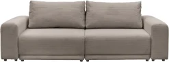 OTTO home Schlafsofa »PHEELIX Cord, mit 3 Funktionen« Elemente einzeln oder gleichzeitig ausziehbar, bequemer Sitzkomfort