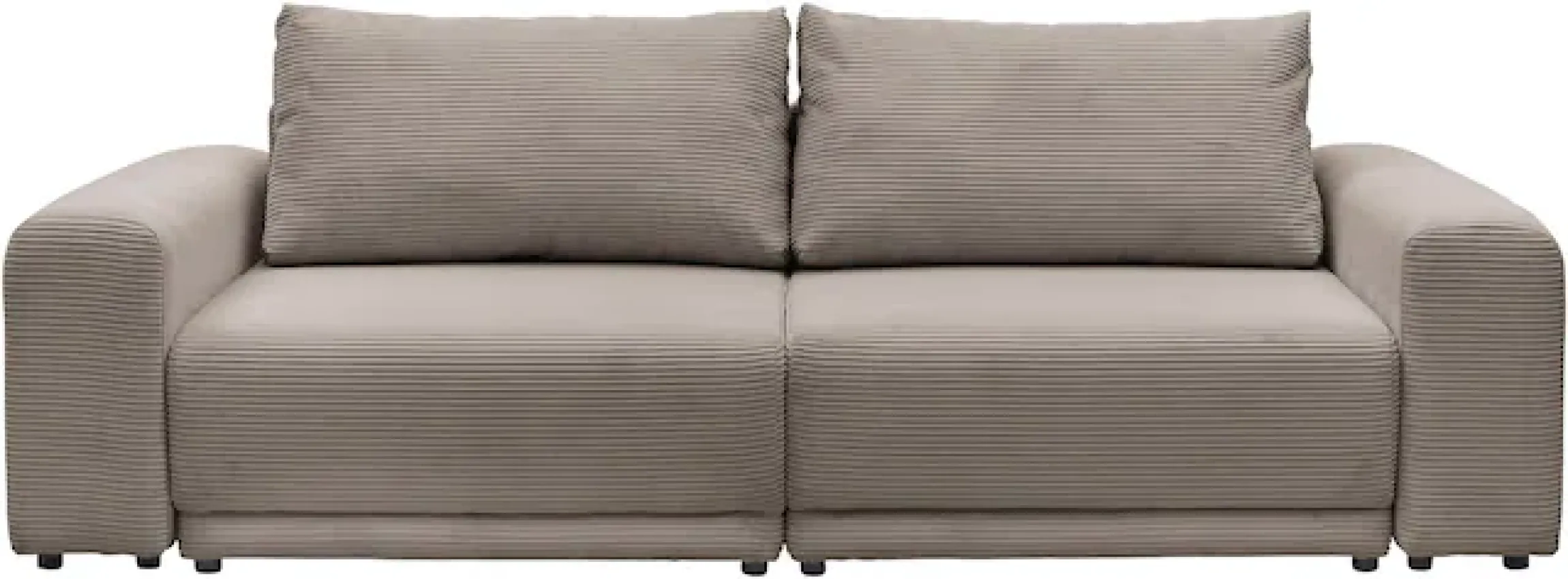 OTTO home Schlafsofa »PHEELIX Cord, mit 3 Funktionen« Elemente einzeln oder gleichzeitig ausziehbar, bequemer Sitzkomfort