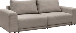 OTTO home Schlafsofa »PHEELIX Cord, mit 3 Funktionen« Elemente einzeln oder gleichzeitig ausziehbar, bequemer Sitzkomfort