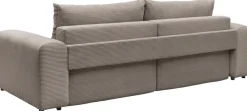 OTTO home Schlafsofa »PHEELIX Cord, mit 3 Funktionen« Elemente einzeln oder gleichzeitig ausziehbar, bequemer Sitzkomfort