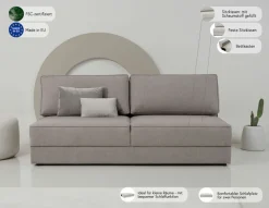 OTTO home Schlafsofa »Simonton 3-Sitzer, Breite 202 cm« Liegefläche 202x146 cm, inkl. Bettkasten, weicher Struktur-Stoff