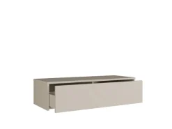 OTTO home Schminktisch »NAANCY wandhängender Frisiertisch mit Spiegel, Beleuchtung, cashmere« KOOSmetiktisch mit Schublade, LED, Soft-Close, B/T/H 93/35/23,2 cm