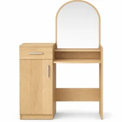 OTTO home Schminktisch »Trympo 1, Kosmetiktisch, Frisiertisch, Schminkkommode, Toilettentisch« Schminktisch mit Spiegel und Stauraum (1 Schublade, 1 Tür)