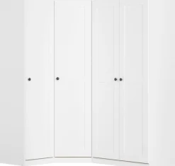 OTTO home Schrank-Set »Mehrzweckschrank Aktenschrank Möbel Mietswohnung Schlafzimmer YLVA« Set, Schenkelmaß: 131x162 cm, Höhe 197 cm, 3 Stk. tlg.