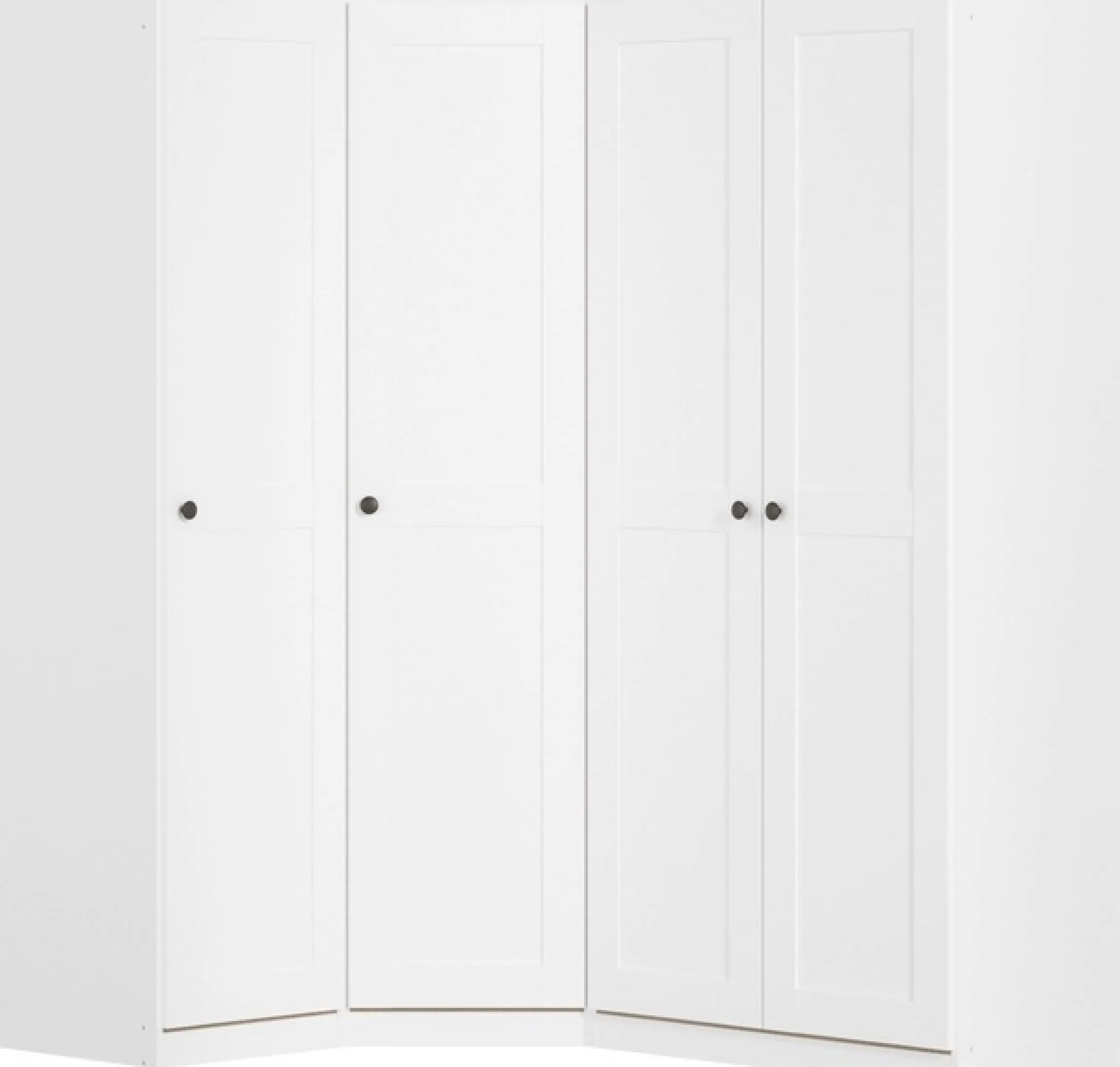 OTTO home Schrank-Set »Mehrzweckschrank Aktenschrank Möbel Mietswohnung Schlafzimmer YLVA« Set, Schenkelmaß: 131x162 cm, Höhe 197 cm, 3 Stk. tlg.