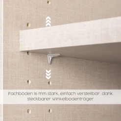 OTTO home Schrank-Set »Mehrzweckschrank Aktenschrank Möbel Mietswohnung Schlafzimmer YLVA« Set, Schenkelmaß: 131x162 cm, Höhe 197 cm, 3 Stk. tlg.