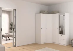 OTTO home Schrank-Set »Mehrzweckschrank Aktenschrank Möbel Mietswohnung Schlafzimmer YLVA« Set, Schenkelmaß: 131x176 cm, Höhe 197 cm, 3 Stk. tlg.