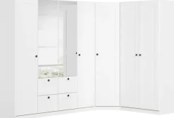 OTTO home Schrank-Set »Mehrzweckschrank Aktenschrank Möbel Mietswohnung Schlafzimmer YLVA« Set, Schenkelmaß: 266x162 cm, Höhe 197 cm, 3 Stk. tlg.