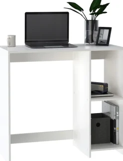 OTTO home Schreibtisch »BAKAR, Laptoptisch, Computertisch,« 2 offene Fächer, platzsparend, Breite 80 x Tiefe 40 cm