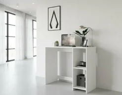 OTTO home Schreibtisch »BAKAR, Laptoptisch, Computertisch,« 2 offene Fächer, platzsparend, Breite 80 x Tiefe 40 cm