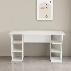 OTTO home Schreibtisch »Ezzell« Regalschreibtisch mit Ablagen, modernes Design, Breite 137 cm