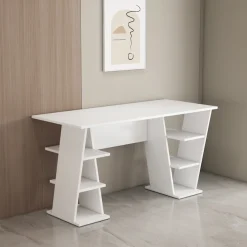 OTTO home Schreibtisch »Ezzell« Regalschreibtisch mit Ablagen, modernes Design, Breite 137 cm