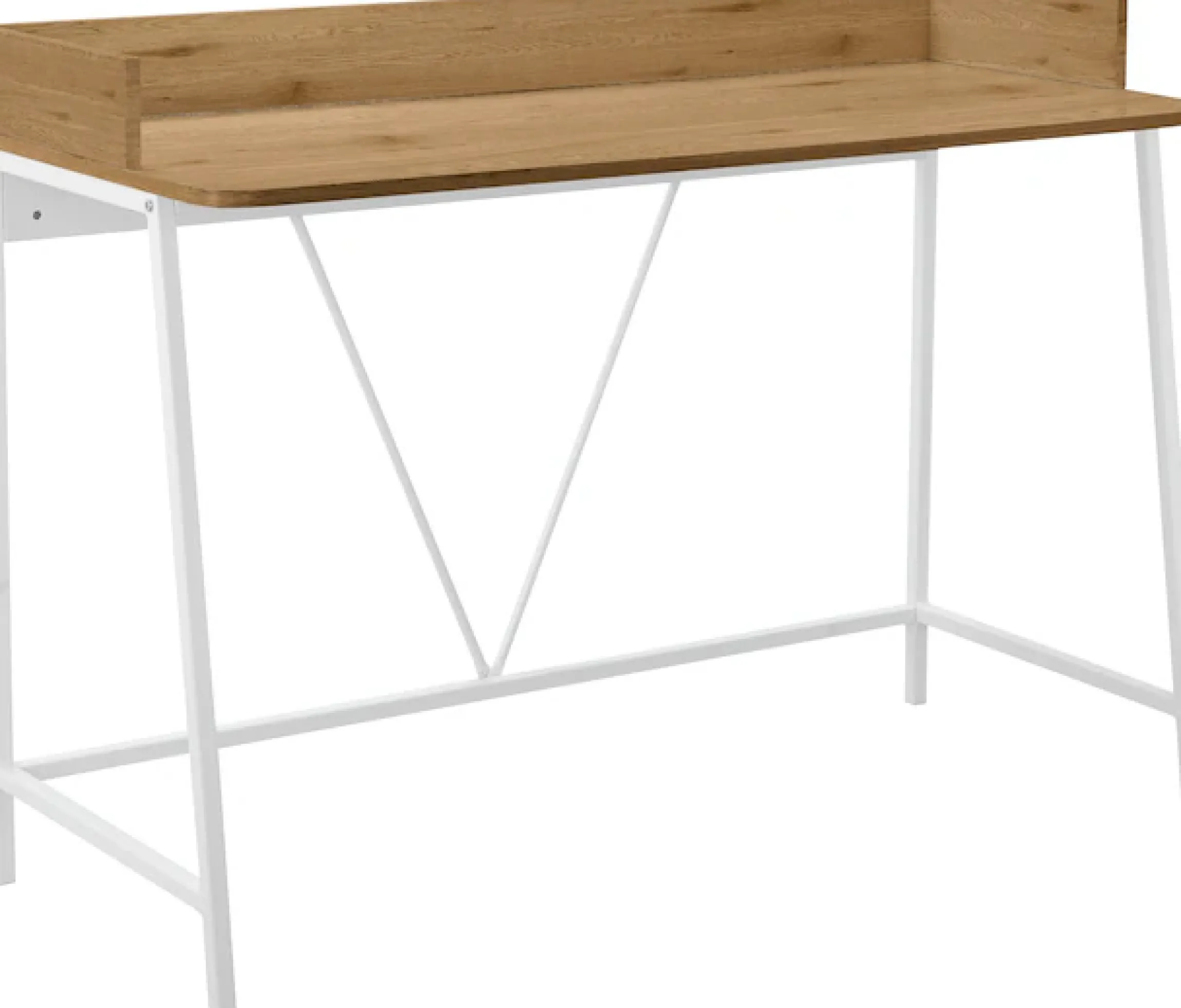OTTO home Schreibtisch »Jullian« 1 Stk. tlg. weißes Gestell aus Metall, Breite 120 cm