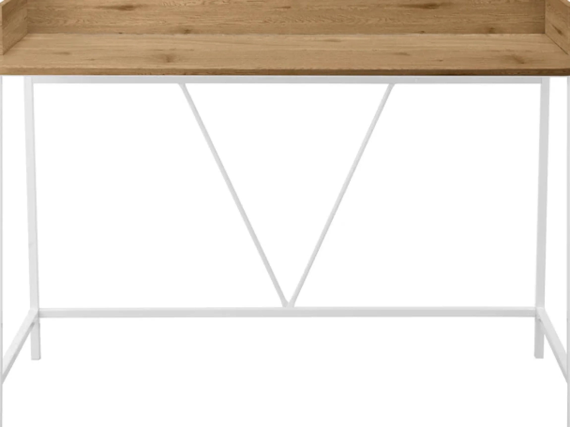 OTTO home Schreibtisch »Jullian« 1 Stk. tlg. weißes Gestell aus Metall, Breite 120 cm