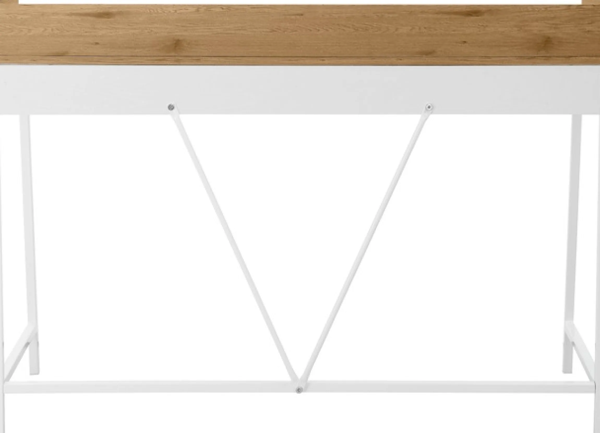 OTTO home Schreibtisch »Jullian« 1 Stk. tlg. weißes Gestell aus Metall, Breite 120 cm