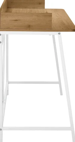 OTTO home Schreibtisch »Jullian« 1 Stk. tlg. weißes Gestell aus Metall, Breite 120 cm