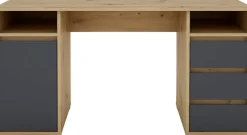 OTTO home Schreibtisch »Leeds« Breite 138 cm, Computertisch mit Schubladen, im modernen Design