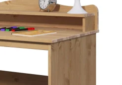 OTTO home Schreibtisch »Lesve« aus massiver Kiefer, mit Schreibtischaufsatz